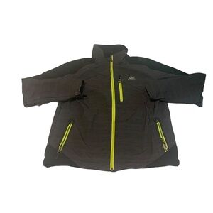 Snozu Hoodie Boys Large Gray Performance‎ Full Zip Pockets Lightweight Casual